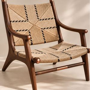 Woven lounge chair